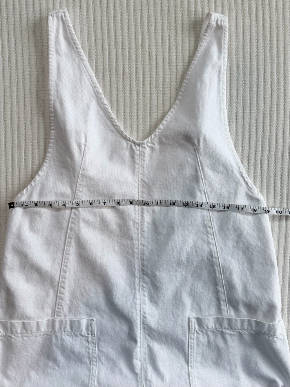 Free People High Roller Shortalls in Optic White Cotton - Picture 8 of 10